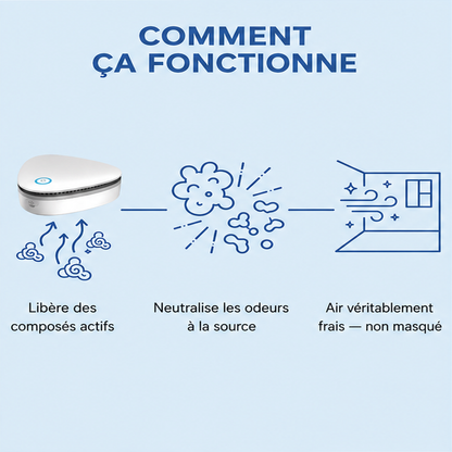 mini purificateur d'air CLEANOAIR